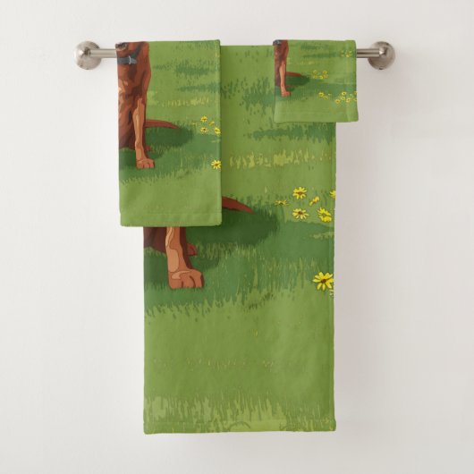 Fox Red Yellow Labrador Retriever Dog Bad Handdoek (Insitu)