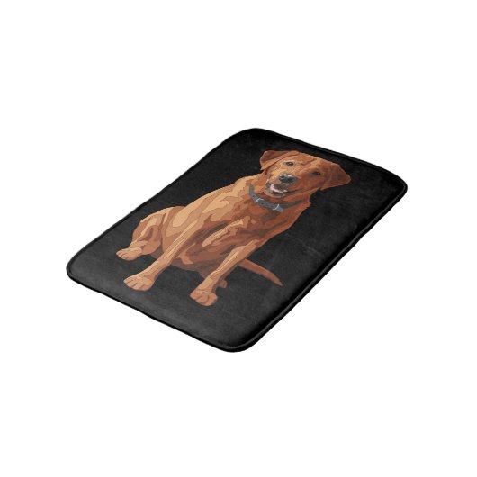 Fox Red Yellow Labrador Retriever Dog Badmat (Gekanteld)