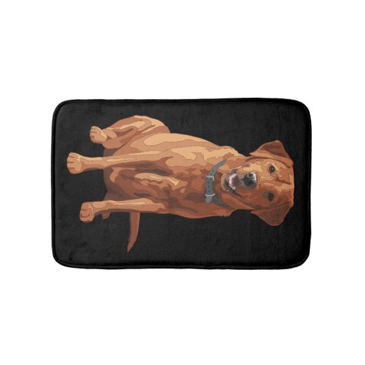 Fox Red Yellow Labrador Retriever Dog Badmat (Voorkant)