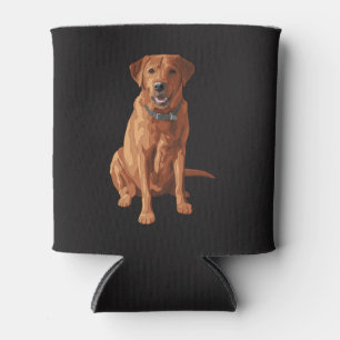 Fox Red Yellow Labrador Retriever Dog Blikjeskoeler