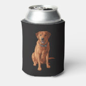 Fox Red Yellow Labrador Retriever Dog Blikjeskoeler (Blikje Achterkant)