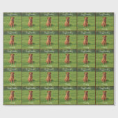 Fox Red Yellow Labrador Retriever Dog Cadeaupapier (Vlak)