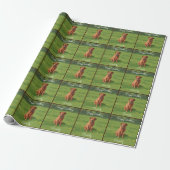 Fox Red Yellow Labrador Retriever Dog Cadeaupapier (Uitgerold)