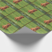 Fox Red Yellow Labrador Retriever Dog Cadeaupapier (Hoek)