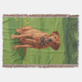 Fox Red Yellow Labrador Retriever Dog Deken (Voorkant)