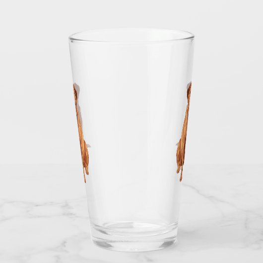 Fox Red Yellow Labrador Retriever Dog Glas (Rechts)