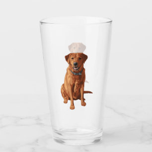 Fox Red Yellow Labrador Retriever Dog Glas