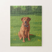Fox Red Yellow Labrador Retriever Dog Legpuzzel (Verticaal)