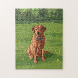 Fox Red Yellow Labrador Retriever Dog Legpuzzel