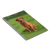 Fox Red Yellow Labrador Retriever Dog Notitieboek (Rechterzijde)