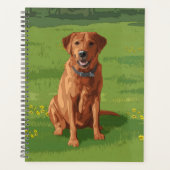 Fox Red Yellow Labrador Retriever Dog Planner (Voorkant)