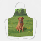 Fox Red Yellow Labrador Retriever Dog Schort (Voorkant)