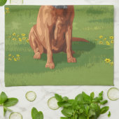 Fox Red Yellow Labrador Retriever Dog Theedoek (Gevouwen)