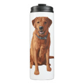 Fox Red Yellow Labrador Retriever Dog Thermosbeker (Voorkant)