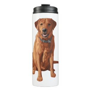 Fox Red Yellow Labrador Retriever Dog Thermosbeker