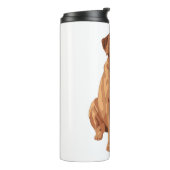 Fox Red Yellow Labrador Retriever Dog Thermosbeker (Gedraaid links)