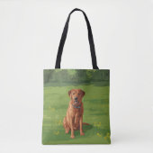 Fox Red Yellow Labrador Retriever Dog Tote Bag (Voorkant)