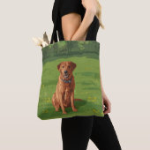Fox Red Yellow Labrador Retriever Dog Tote Bag (Dichtbij)