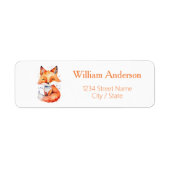 Fox Return Address Labels (Voorkant)
