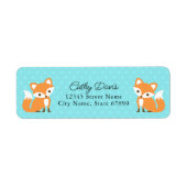 Fox Return Address Labels (Voorkant)