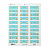 Fox Return Address Labels (Full Sheet)