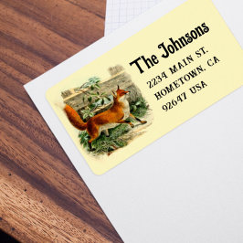  Fox Return Label Cottcore