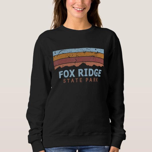 Fox Ridge State Park Illinois Retro Cool Trui (Voorkant)