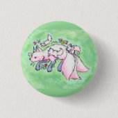 Fox Ronde Button 3,2 Cm (Voorkant)