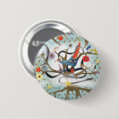 Fox Ronde Button 5,7 Cm (Voorkant /achterkant)