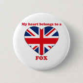 Fox Ronde Button 5,7 Cm (Voorkant)