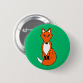 Fox Ronde Button 5,7 Cm (Voorkant /achterkant)