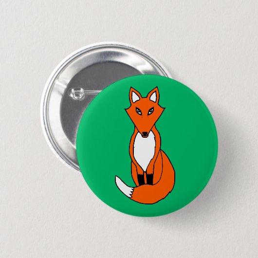 Fox Ronde Button 5,7 Cm (Voorkant /achterkant)