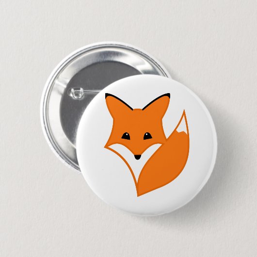 Fox Ronde Button 5,7 Cm (Voorkant /achterkant)