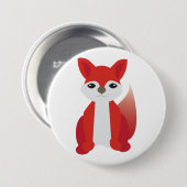 Fox Ronde Button 7,6 Cm (Voorkant /achterkant)