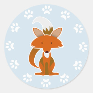 Fox Ronde Sticker