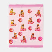 Fox & Rozen Pop art Fleece Blanket (Voorkant)