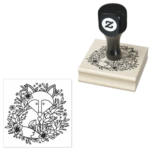 Fox Rubberstempel (Gestempeld)