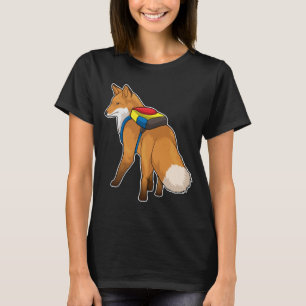 Fox-rugzak T-shirt