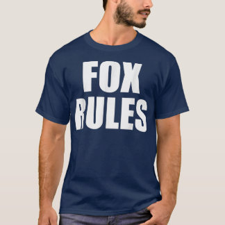 FOX Rules Son Daughter Boy Girl Naam Baby T-shirt