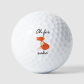Fox Sake golfballen (Voorkant)