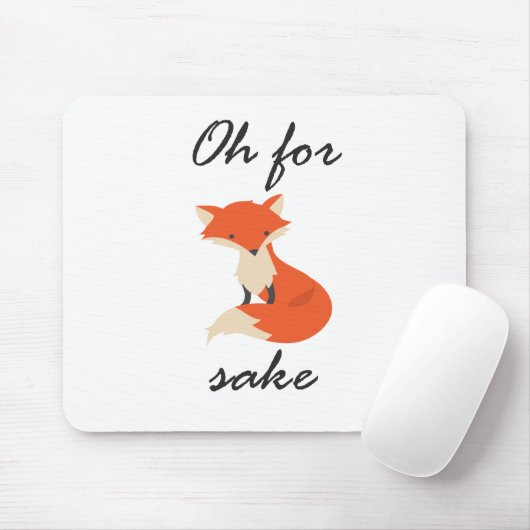 Fox Sake Mousepad Muismat (Met muis)