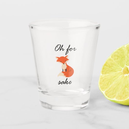 Fox Sake Shot glass Glas (Voorkant)