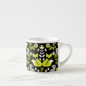 Fox Scandinavian Folk Art Tablecloth Espresso Kop (Rechts)