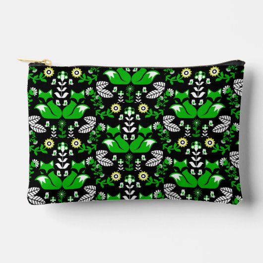 Fox Scandinavian Folk Art Tablecloth Etui (Voorkant)