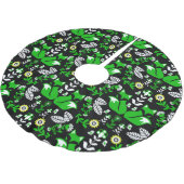 Fox Scandinavian Folk Art Tablecloth Kerstboom Rok (Gekanteld)