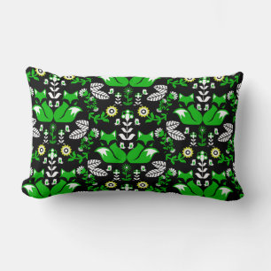 Fox Scandinavian Folk Art Tablecloth Kussen