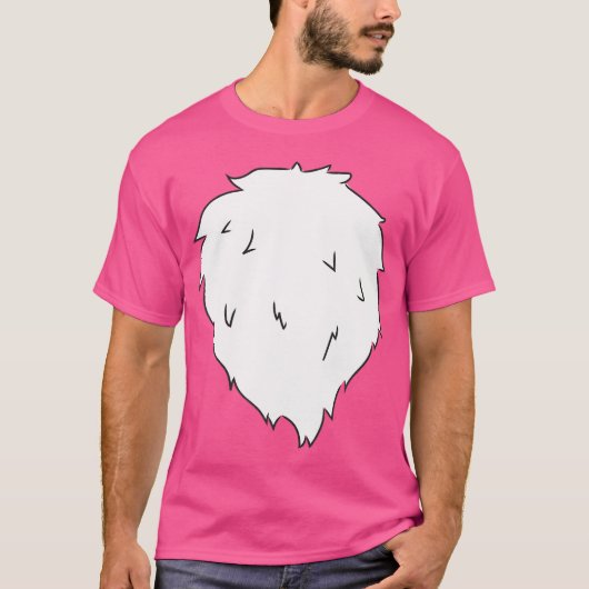 Fox Schattige Fox Belly Halloween T-shirt (Voorkant)