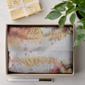 Fox Schattige Rode Waterverf Schilderij Kunstweefs Tissuepapier (Geschenk)