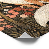 Fox Schilderij Art Print Woodland Wall Art (Hoek)