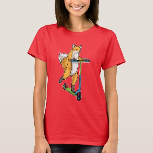 Fox Scooter T-shirt (Voorkant)